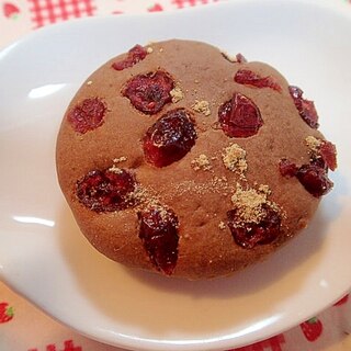 ❤ココア風味　クランベリーのカップケーキ❤